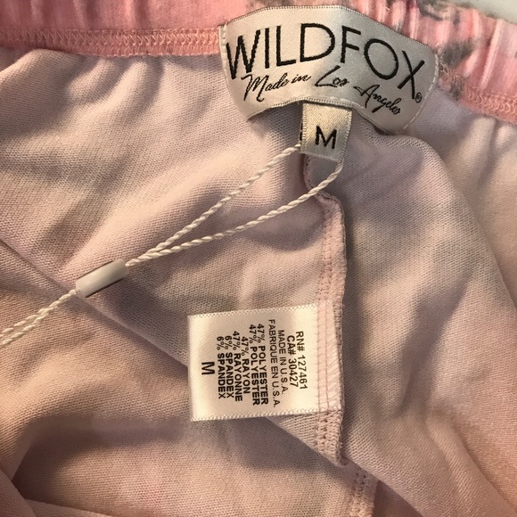 Wildfox Pink Paradise Jogger Pj’s Sweat Pants - Picture 5 of 7